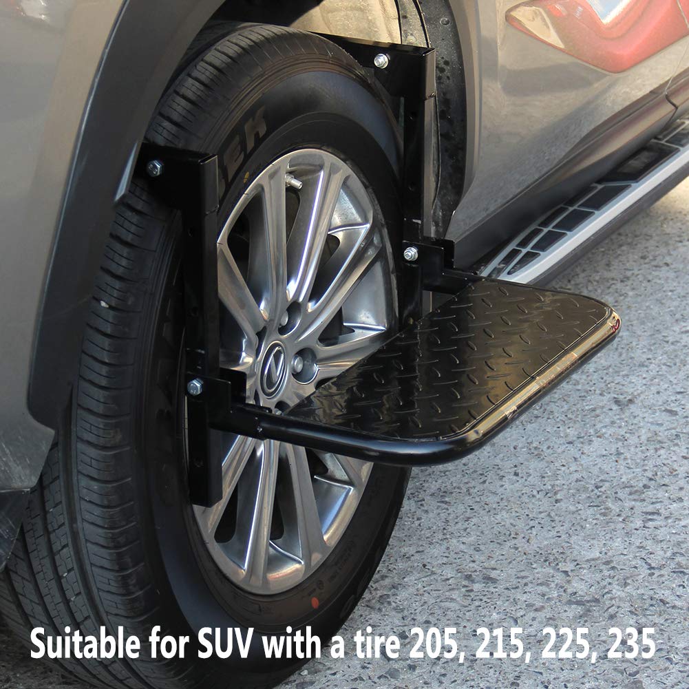 Lulu Home Tire Step, Heavy Duty Truck Wheel Step