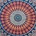 Popular Handicrafts Popular Twin Hippie Indian Tapestry Elephant Mandala Throw Wall Hanging Gypsy Bedspread Twin 54x84 Inches,(140cmsx210cms), Multicolor