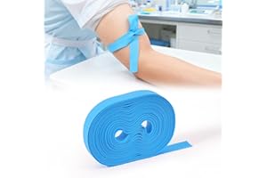 Disposable Tourniquet for Blood Drawing, LatexFree ,Hand-Tearable Tourniquets,Elastic TPETourniquet ,Phlebotomy Supplies,EMS 