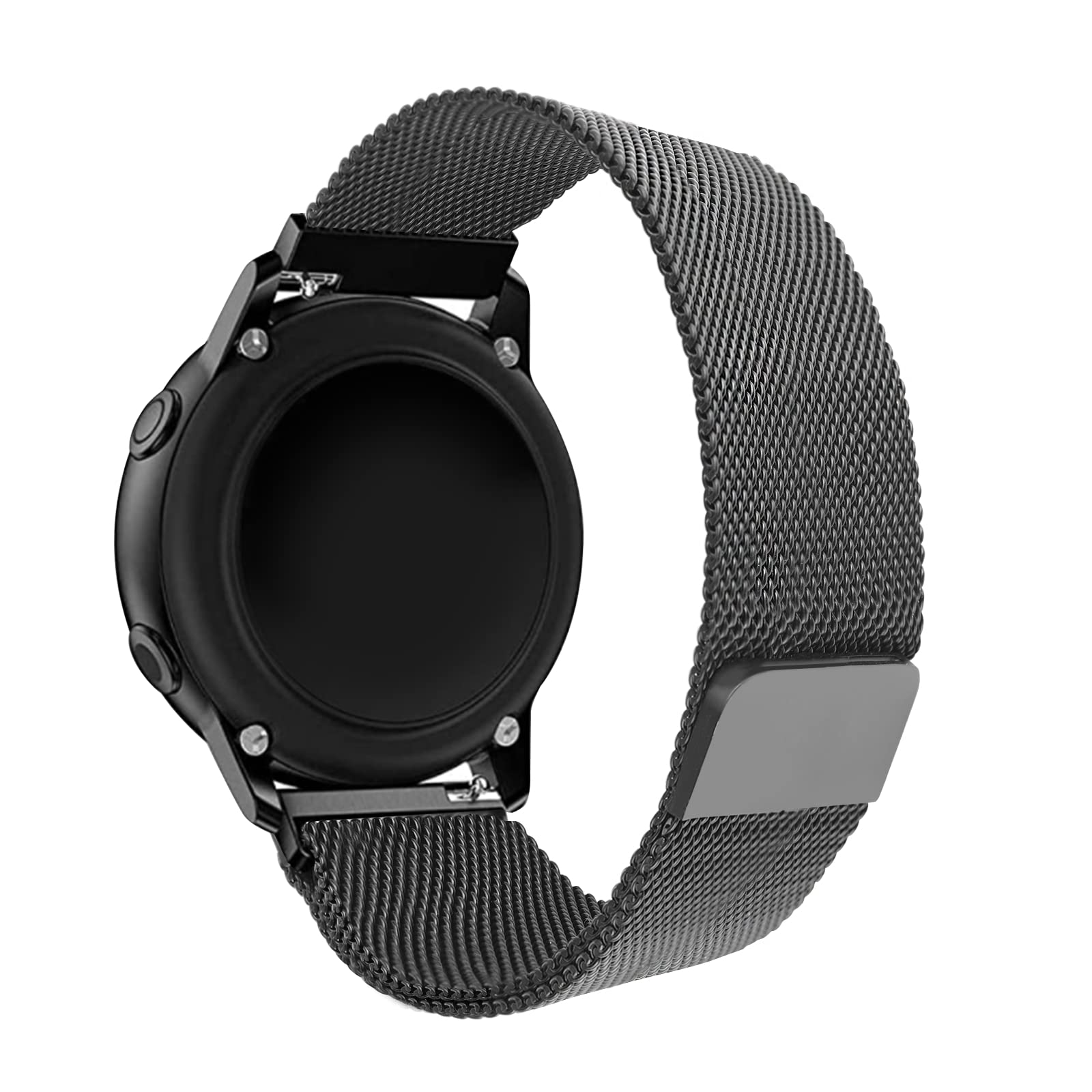 cobee Mesh Woven Watch Bands, Quick Release Watch Strap Magnetic Closure Clasp, Stainless Steel Replacement Watch Band, Band Width 18mm 20mm 22mm for Men and Women