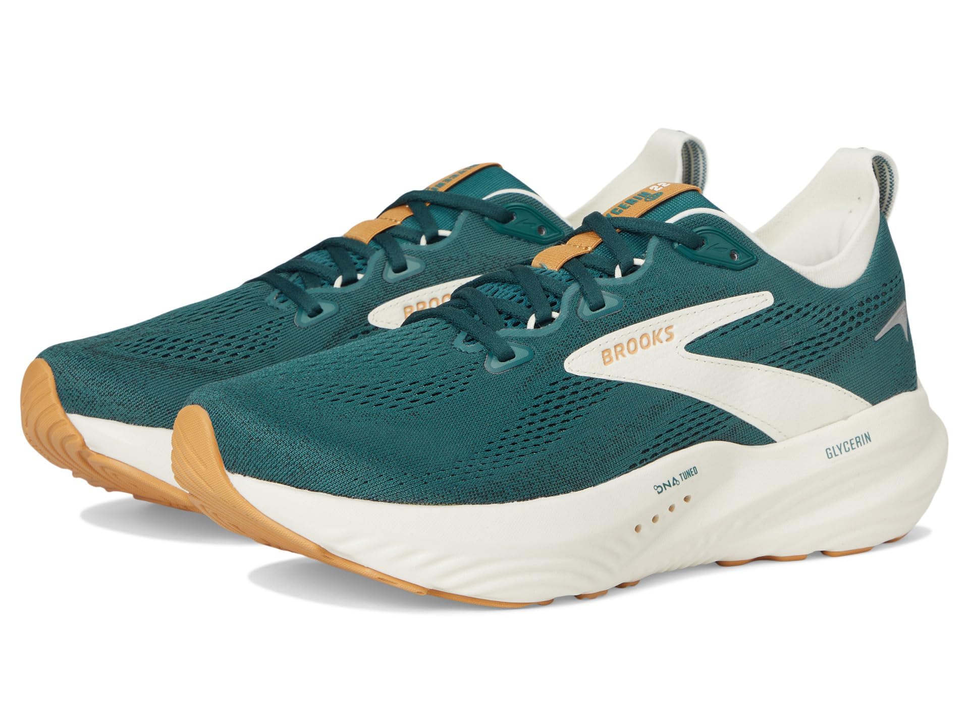 Brooks Male Glycerin 22 Jasper/Coconut/Taffy 9 Medium Image