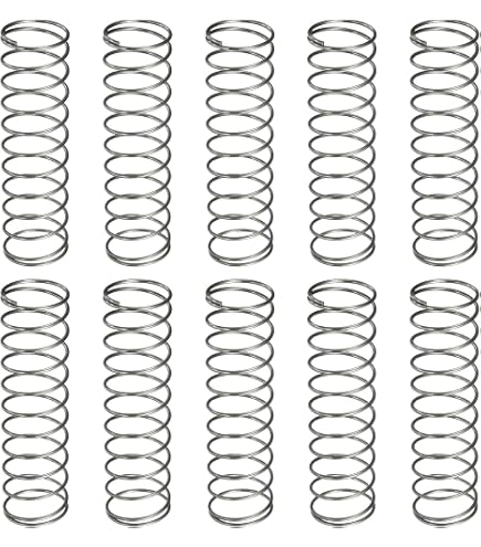 50 Ressorts De Compression Pour Stylo à Bille - Acier Inoxydable - Dimensions 2 X 0,45 Cm - Remplacement Pièces Mécaniques Stylos, Clips