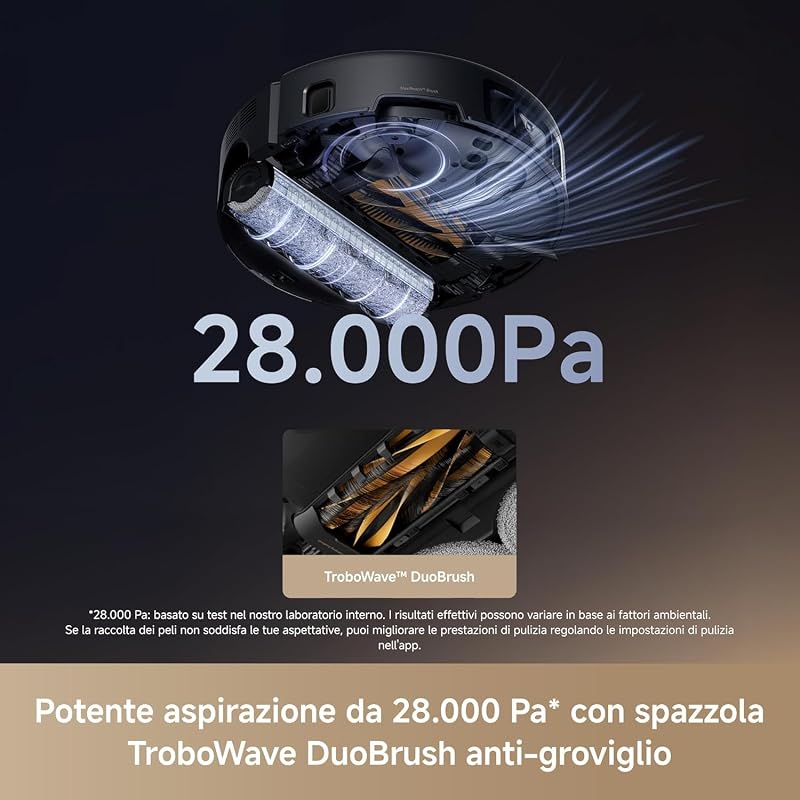 Z60 Ultra Roller Complete Robot Aspirapolvere, Nero