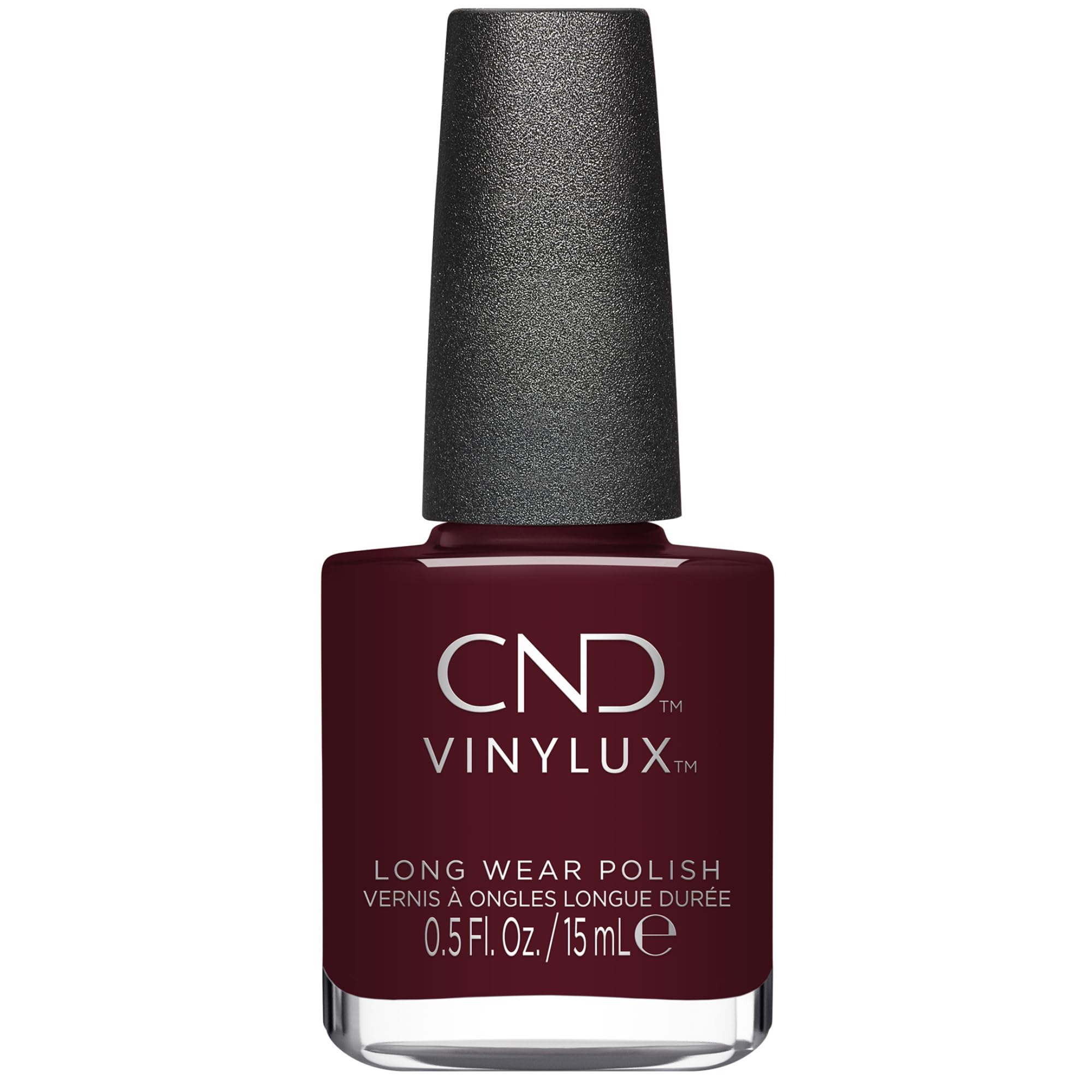 CND Vinylux Long Wear Nail Polish (No Lamp Required), 15 ml, Maroon