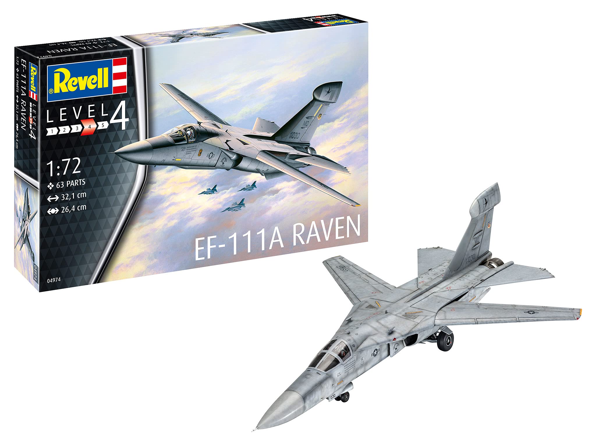 Revell 04974 EF-111A Raven Plastic Model kit, 1:72