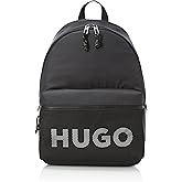 HUGO Mesh Logo Backpack, Black Currant, PCE.