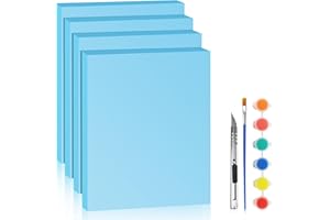 LuckyFoam Blue 4 Pack 15x12x1 inch FR Foam Sheets 1 Inch Thick Polystyrene Rectangles XPS Foam Board Craft for Insulating DIY Modeling Art Supplies