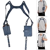 Neween Anti-Theft Hidden Underarm Strap Wallet Pocket Holster Phone Shoulder Holster Bag Double Shoulder Pouch for Men, Women