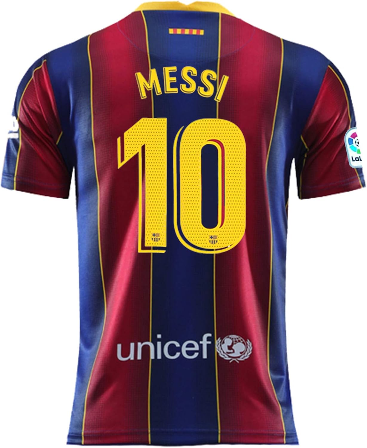 Domjurtd Messi #10 Home 2020/2021 New Season Men's Barcelona Soccer T