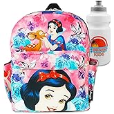 Snow White Mini Backpack Set - Bundle with 12" Disney Princess Mini Bag Plus Water Bottle | Snow White Backpack Purse for Kids, Girls, Teens, Women