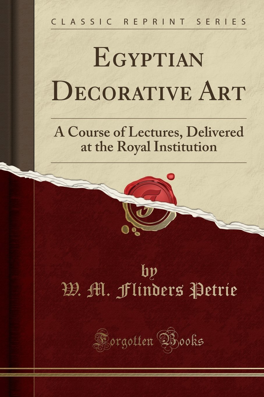 Amazon Com Egyptian Decorative Art A Course Of Lectures