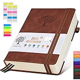 A5 Lined Journal Notebook - 365 Page Leather