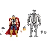 Marvel Legends Series Thor vs. Marvel's Destroyer, Avengers 60th Anniversary Collectible 6-Inch Action Figures, 5 Accessories