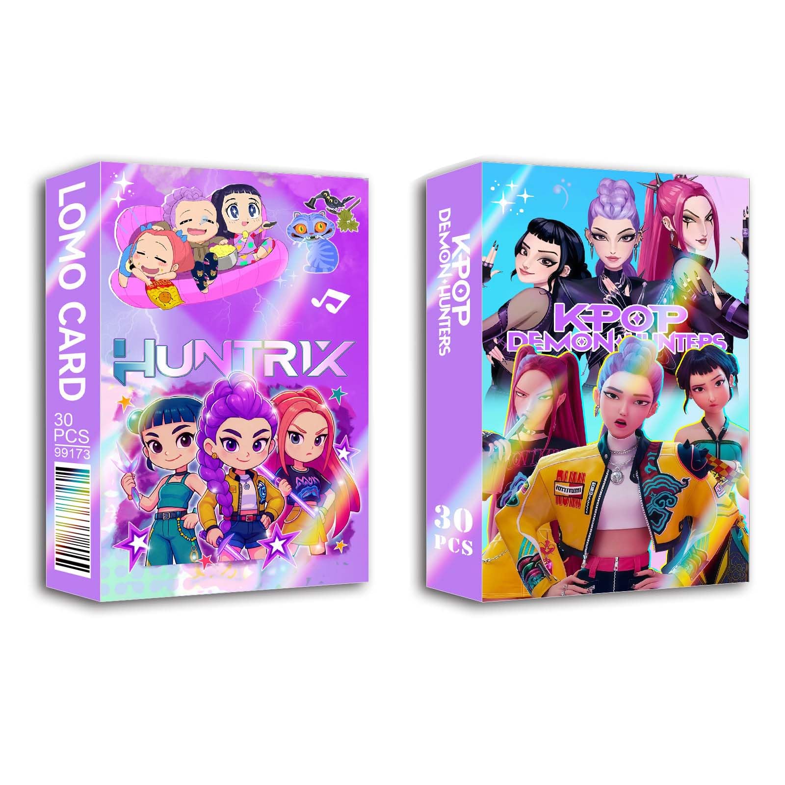 Sanmatic K-Pop Demon LOMO Cards Classic Card Set for Kids Playing for Party Favors and Gift (F)