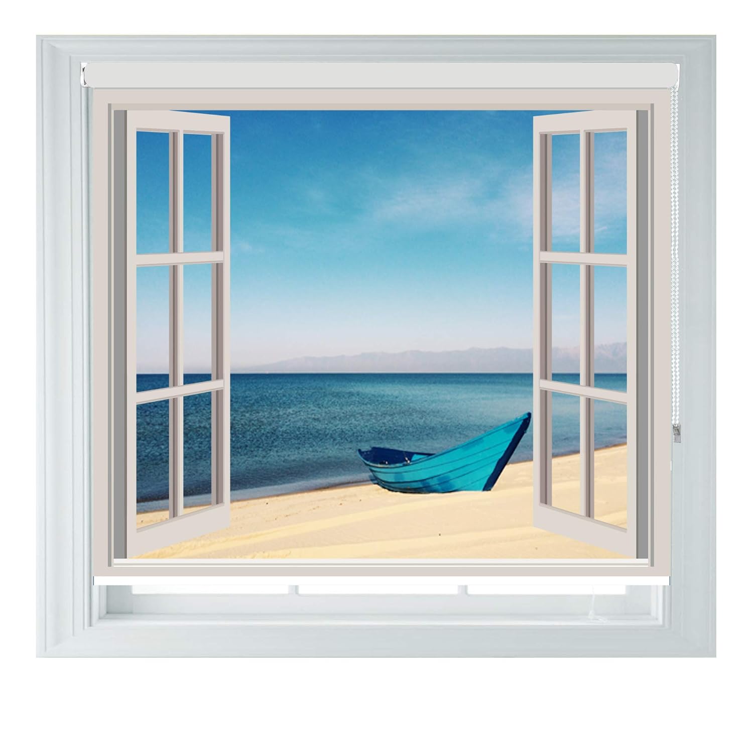Boat Beach Window Blind Made To Measure High Quality Thermal Black Out