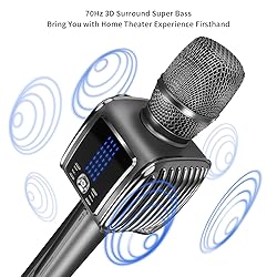 TOSING G6 Pro Karaoke Machine Microphone Wireless