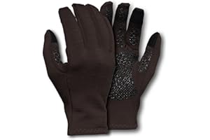 First Lite Rugged Wool Fleece Glove - Heavyweight Merino Wool Hunting Gloves with Silicone Grip and Touchscreen Compatible