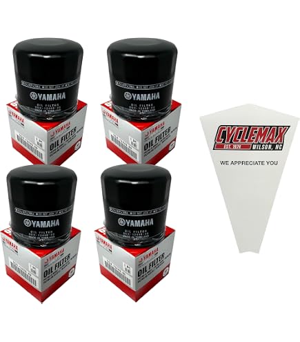 Amazon.com: Cyclemax Two Pack compatible with Yamaha Oil Filter