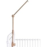 Sorrel + Fern Baby Crib Mobile Arm - Wooden Holder (31 inch, 100% Natural Beech Wood) - Strong Anti Slip Attachment - Nursery