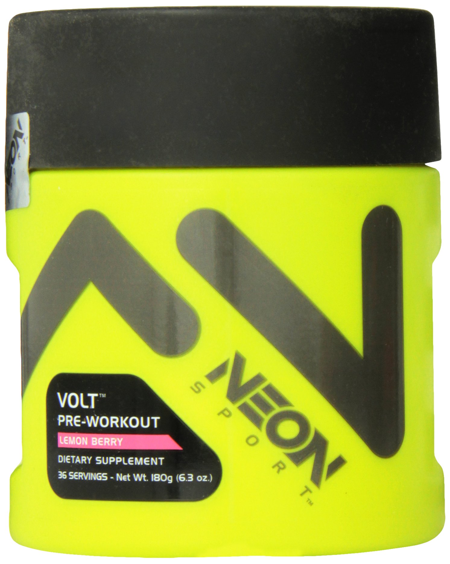 Neon Sport Volt Creatine Free Preworkout with Beta Alanine, Lemon Berry, 36 Servings