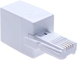 Keple BT to RJ11 Telephone Line Adapter Converter UK British 4 Wire Cable Jack view 2