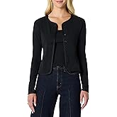 Amazon Essentials (Demi's Pick) Women's Slim-Fit Ribbed Cardigan & Cami Set with Removable Straps