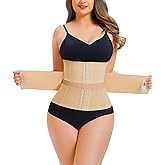 Nebility Waist Trainer for Women Tummy Control Shapewear Body Shaper Workout Girdle Cincher Postpartum Belt