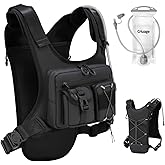 Criuage USA Original Patent Running Hydration Vest Backpack, Lightweight Chest Pack with 2.0L Water Bladder Bag Daypack for Hiking Running Cycling Race Marathon for Women Men