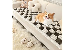 LiveGo Dog Couch Cover Protector, Couch Cover for Dogs Washable Pet Bed Couch Cover, Pet Friendly Sofa Cover for Large Dogs (Black, 70x150 cm/27.6x59.06 in)