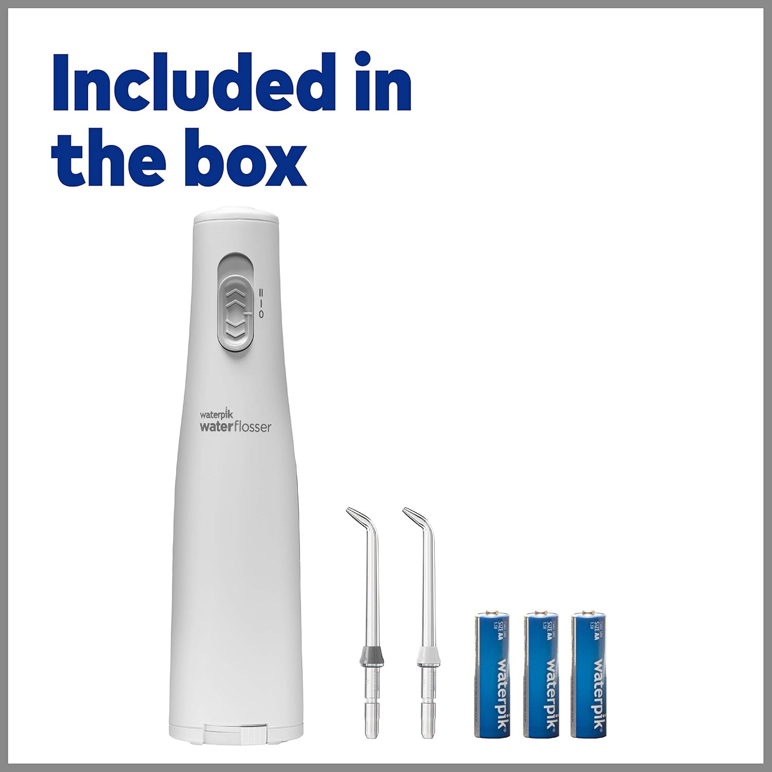 Waterpik Cordless Water Flosser, Battery Operated & Portable for Travel & Home, ADA Accepted Cordless Express, White WF-02: Beauty