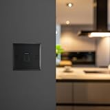 BG Electrical Nexus Metal Intermediate Light Switch, Matt Black, 20A 16AX NFB13 view 7