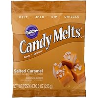 Wilton 1911-9481 Salted Caramel Flavor Candy Melts, 8 OZ.