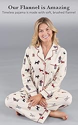 PajamaGram Christmas Pajamas For Women - Flannel