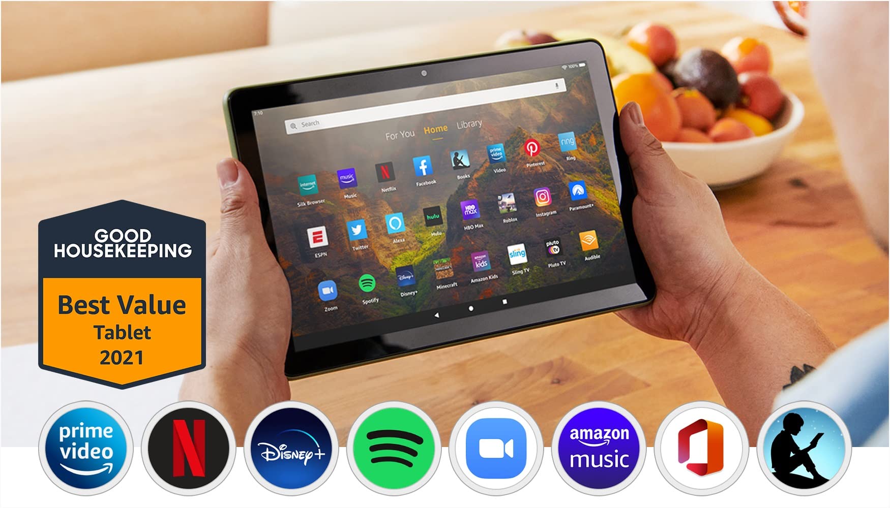 Amazon Fire HD 10 tablet, 10.1
