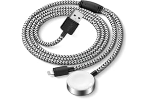 CulaLuva Smart Watch Charger for Apple Watch Charger Magnetic Charging Cable Compatible with iWatch Series SE/9/8/7/6/5/4/3/2/1 & Phone 14/13/12/11/Pro/Max/XS/Pad/Airpods Series 4.9ft/1.5M