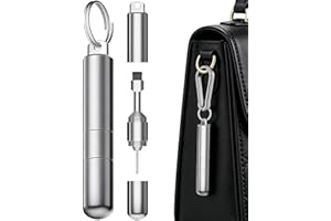 Floopstyle 2 Pieces SIM Card Removal Tool with Cleaning Brush | Portable EDC Keychain | Alloy Eject Pins for Phone Accessory 