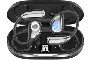 DIUJZLD AI Language Translator Earbuds, OWS Real-Time 3-in-1 Translation Earbuds 144 Languages & Accents, Translation Device for Travel Business Learning（Black）