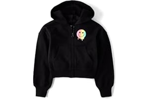 The Children's Place girls Long Sleeve Hooded Fleece Full Zip Up