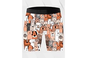 Novelty Funny Boxers Underwear Gag Gifts for Men Boxer Briefs Shorts for Adults