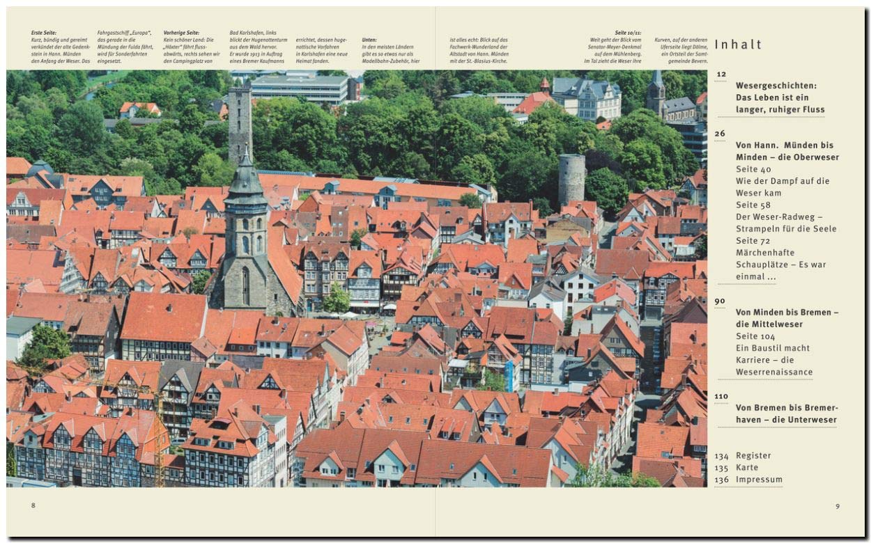 Reise Entlang Der Weser Von Hannoversch Munden Bis Zur Mundung Ein Bildband Mit Uber 200 Bildern Auf 140 Seiten Sturtz Verlag Ein Bildband Mit Verlag Gebundene Ausgabe Reise