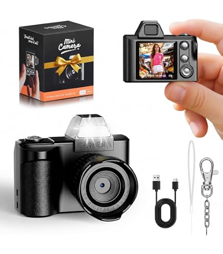 Amazon.com : Mini Digital Camera, 1080P Small Keychain Digital