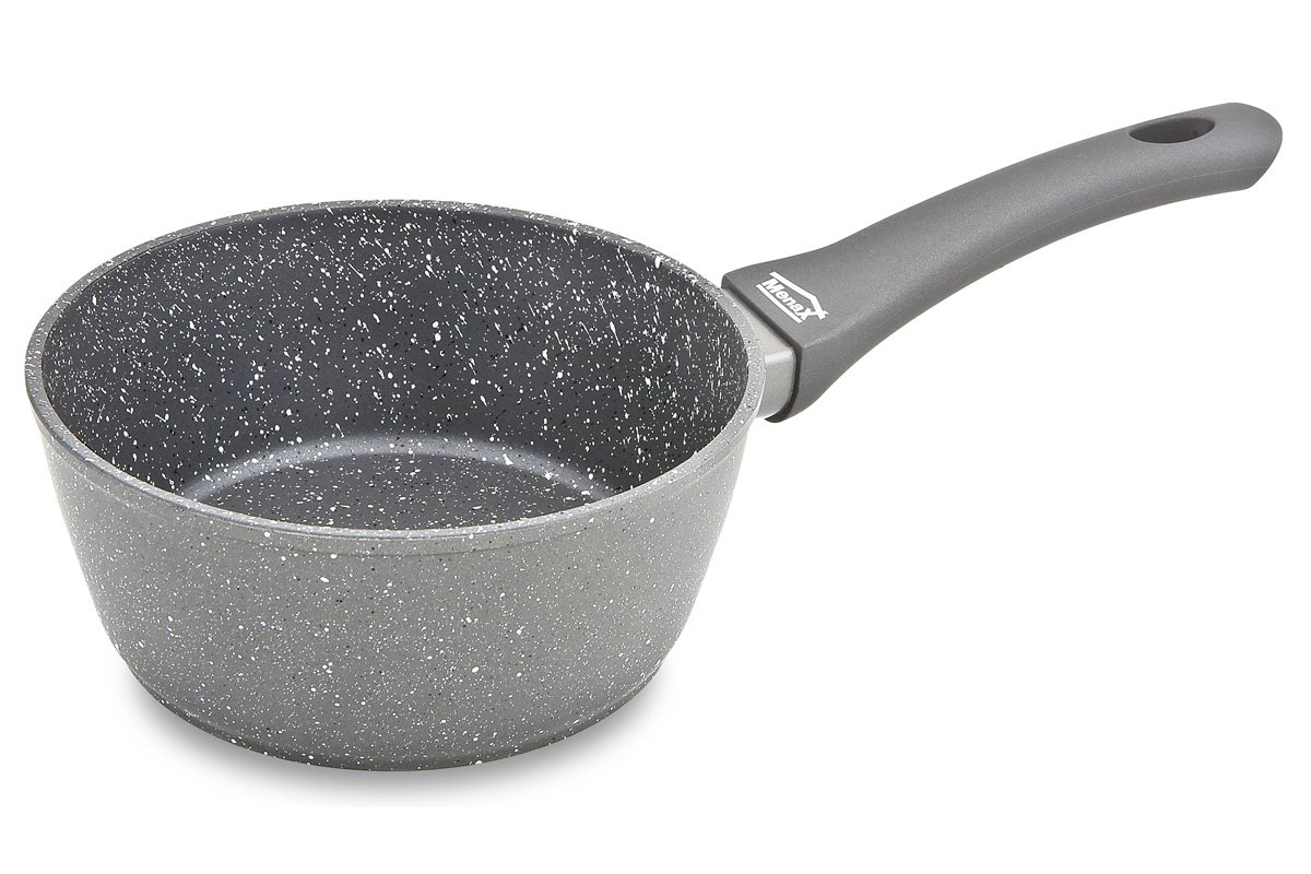 Menax - Sauce Pan - Forged Aluminium with 5 Layers Of Non-Stick StoneDesign - Diameter 16 cm