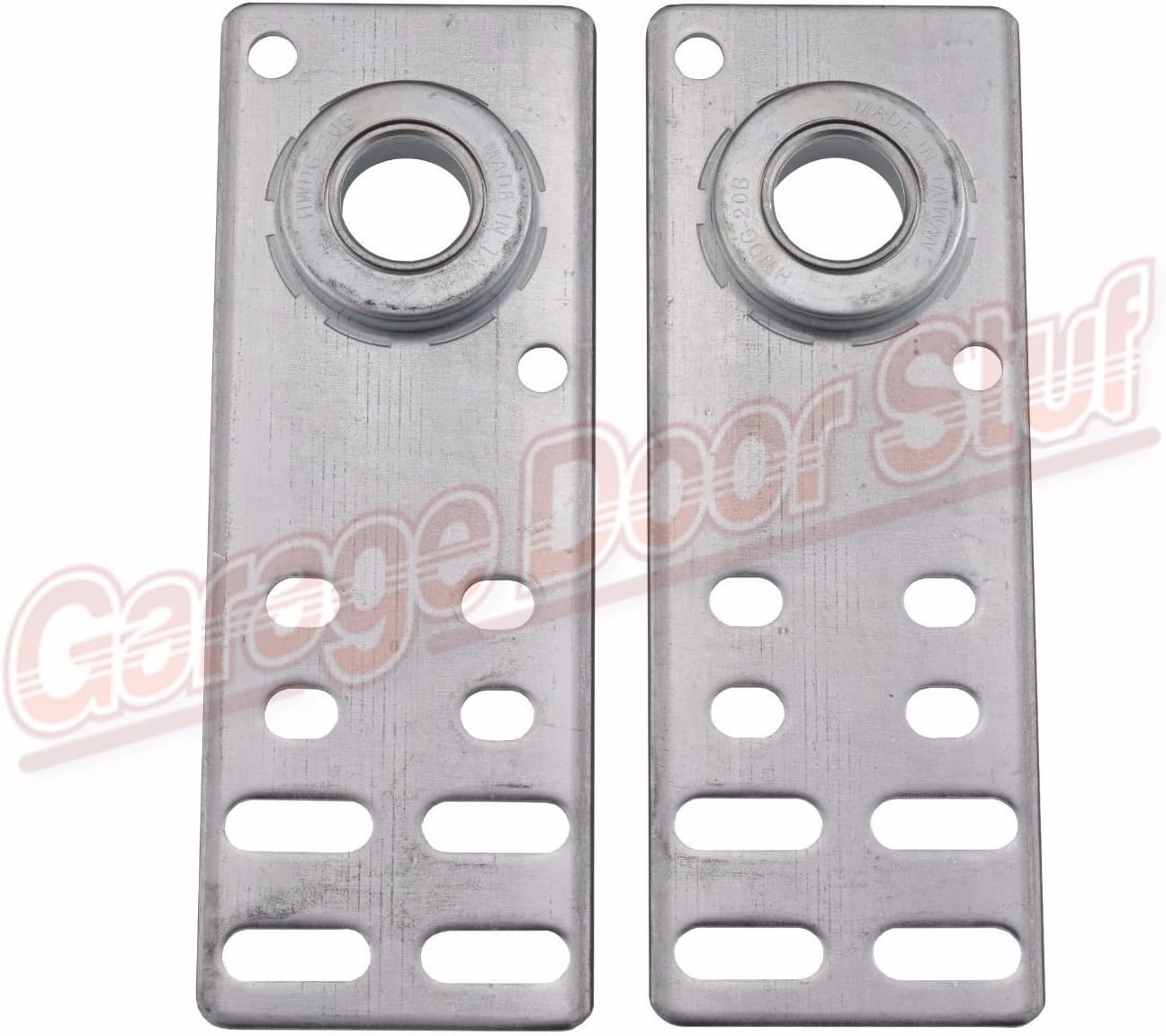 Garage Door End Bearing Plates 1 Pair 81/4"