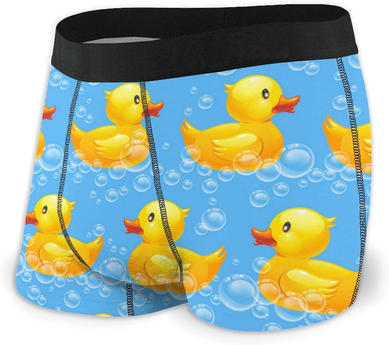 RubberDuckSeamless Men's Underwear Boxer Briefs Breathable Low Rise