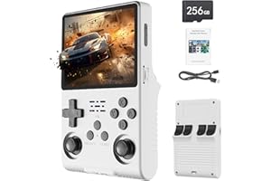 RegiisJoy R40S PRO 30000 in 1 Handheld Game Console 3.5 inch IPS Screen Retro Game Console 3800mAh Portable Pocket Mini Arcade 45 simulators 256G TF Card