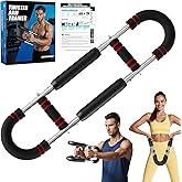 EAST MOUNT Twister Arm Trainer 20-110lb Adjustable Chest Workout Equipment for Men Women Portable Spring Resistance Muscle Builder Strength Training for Arms Chest Shoulders for Home Gym Fitness