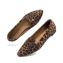 DREAM PAIRS Women's Flats, Pointed Toe Slip-On