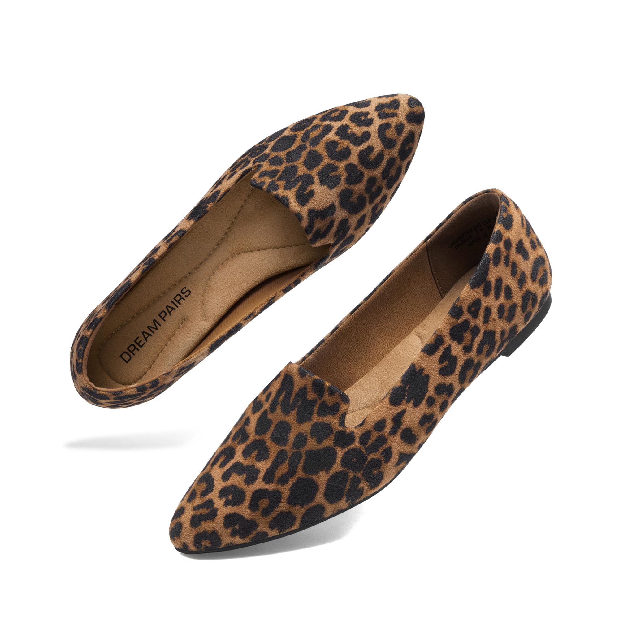 DREAM PAIRS Women's Flats, Pointed Toe Slip-On