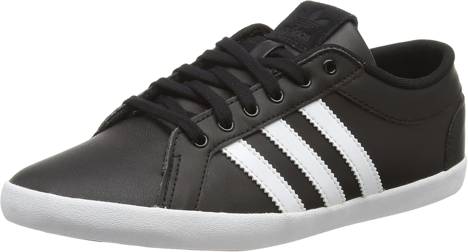 Amazon.com | adidas Adria Ps 3s, Women's Low-Top Sneakers, Black (core Black/FTWR White/Tomato 