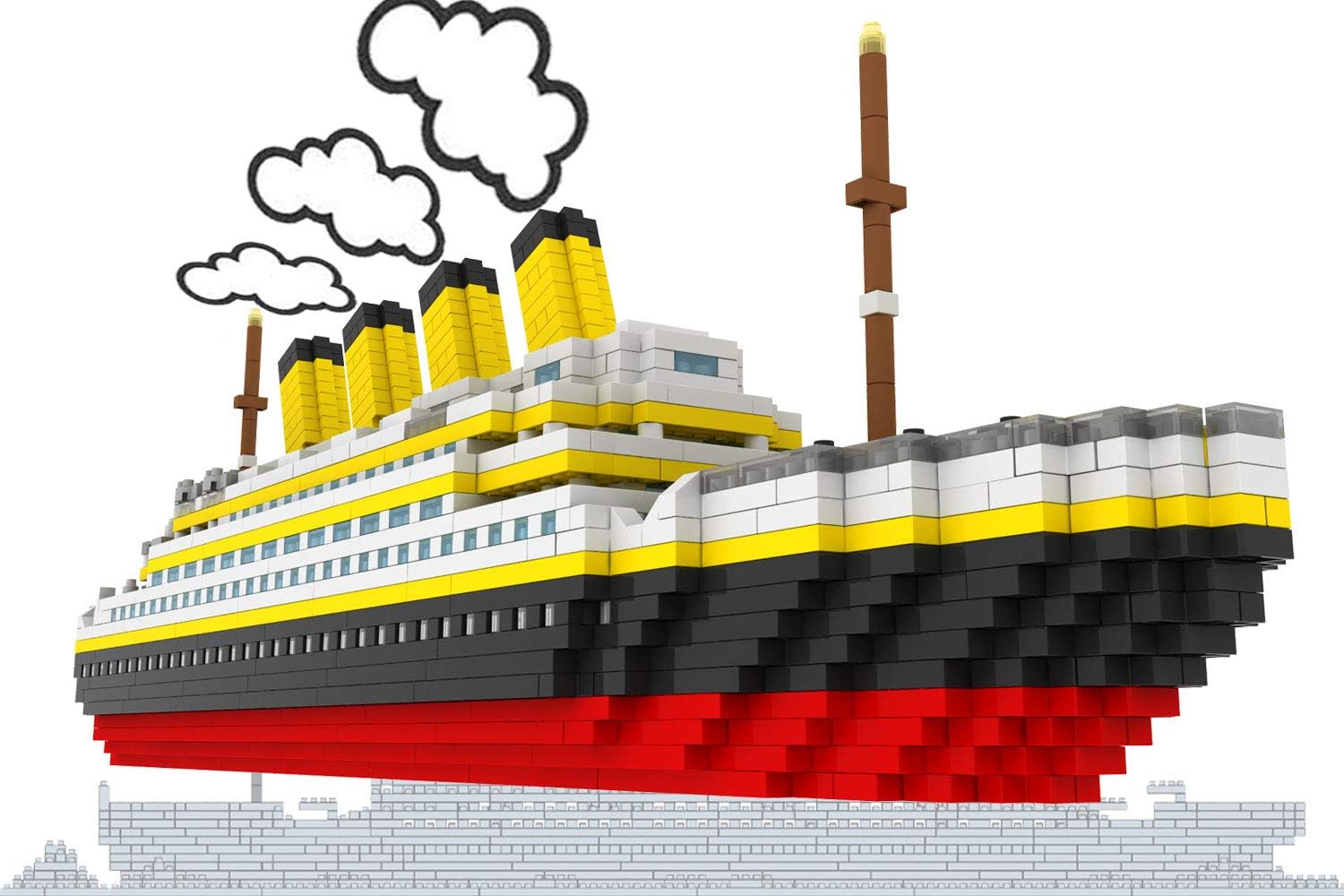 OneNext RMS Titanic Model Building Block Set 1600pcs Mini Blicks DIY Toys Gift for Adults and Kids(Please Choose The Buy one get one